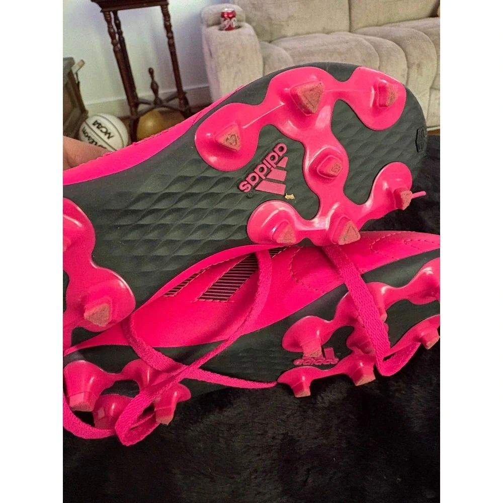 Adidas Copa‎ Pure.4 FxG Kids Soccer Cleats Pink Black GW6163 Size 10K